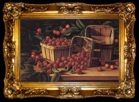 framed  Levi Wells Prentice Country Berries, ta009-2